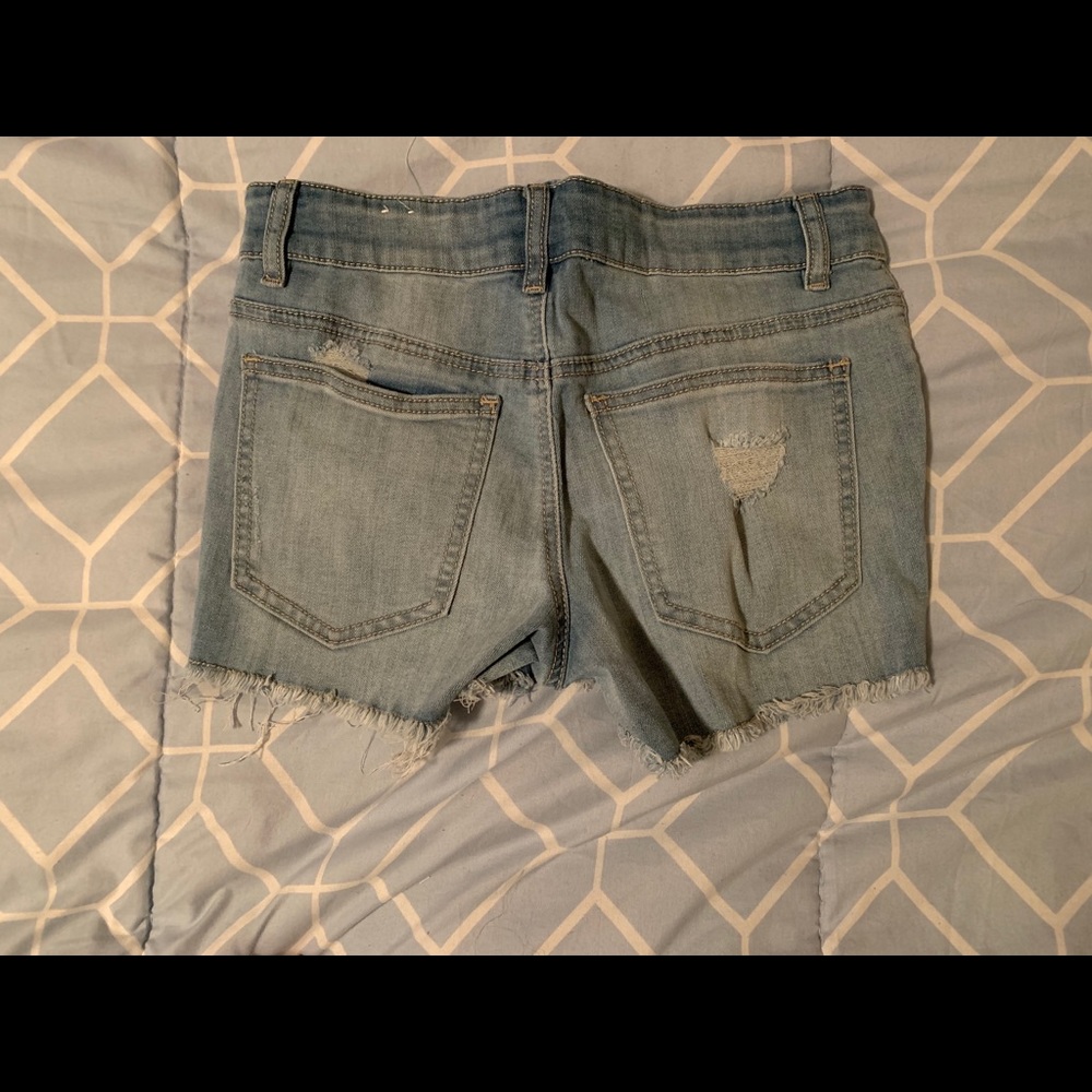Ripped Jean Shorts - Picture 2 of 2